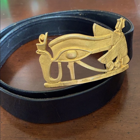 MMA Accessories - Vintage MMA Udjat Eye Belt Buckle - Tutankhamun